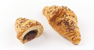 Croissant maślany z nadzieniem czekoladowo - orzechowym 2104735 90g*60szt – PANESCO